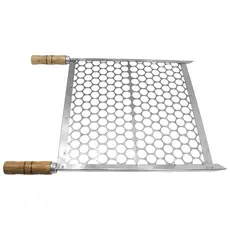 Grelha Moeda Churrasco Inox Chapa Grossa