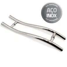 Puxador Tubo Curvo S Portas Pivotante
