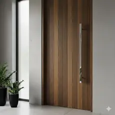 Puxador Chato Reto inox Preto/ Polido/ Bronze Para Portas Vidro ou Madeira