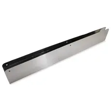 Perfil De Inox P/ Porta De Madeira Proteção Acabamento