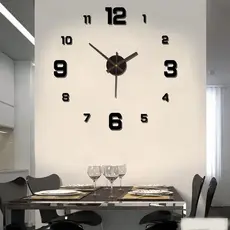 Relógio de parede sem moldura com setas, silencioso moderno lindo escritório, casa Coisas Diferentes para Casa MT249