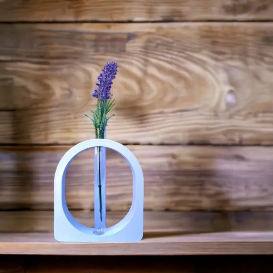 Vaso Hidropônico Arco Decoração Planta Artificial Boho Minimalista