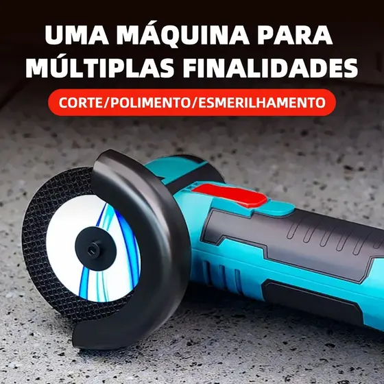 Esmerilhadeira Lixadeira Profissional Angular Sem Fio Bivolt