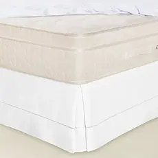 Saia Box para Cama Casal King Ponto Palito Oxford