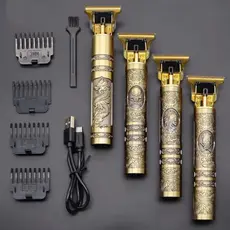 Máquina De Cortar Cabelo Para Barba Masculina Designer Aleatório Elétrico Profissional