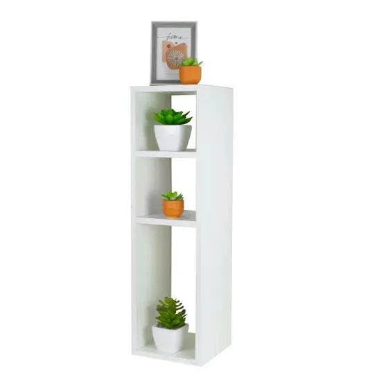 Mesa de Cabeceira com Nichos  Sala quarto cabeceira de sofá 70cm (escolha sua cor)