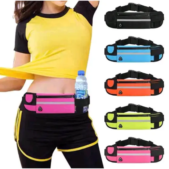 Pochete Fitness Corrida Academia Bike Porta Celular E Agua