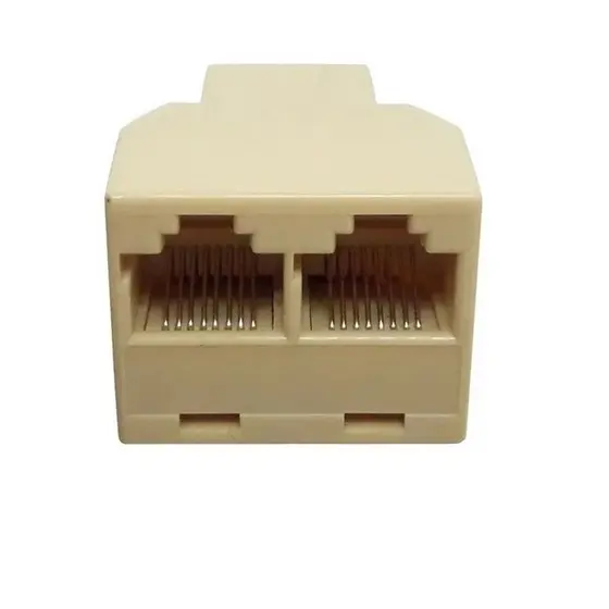 Kit 5 Emendas Rj45 Tripla Fêmea