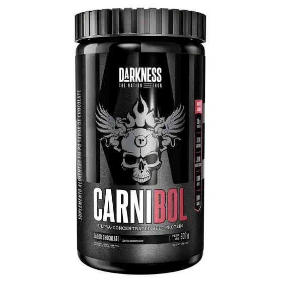 Carnibol Isolado Hidrolisado Chocolate 900g - Darkness