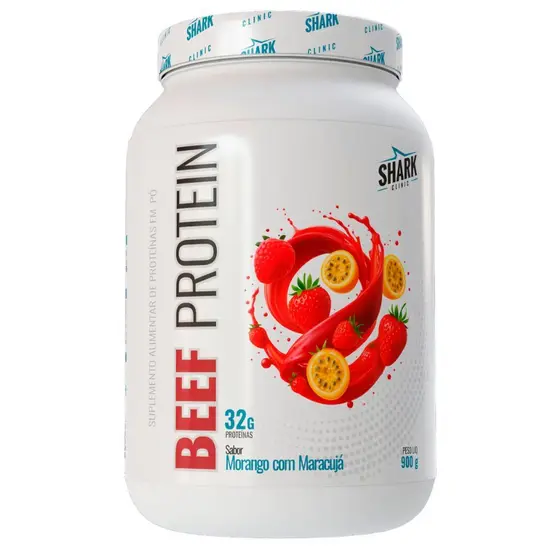 Beef Protein Morango Maracuja 900g - Shark Pro