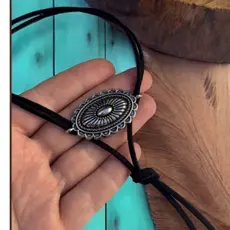 Gravatinha country pingente concho look Barretos
