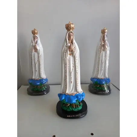 Ns Fatima 30 cm linda para abençoar seu lar