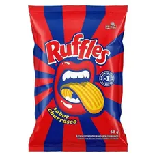 Kit 05 Petisco Salgadinho Batata Ruffles Original 68 gr Elma Chips
