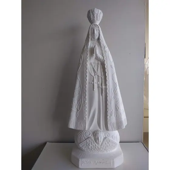 Nossa senhora Aparecida 65 cm gesso Cru Para Perolar, Pinturas
