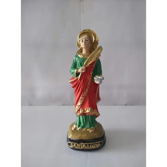 Santa Luzia 15 cm Entrega Imediata, Para abençoar seu lar