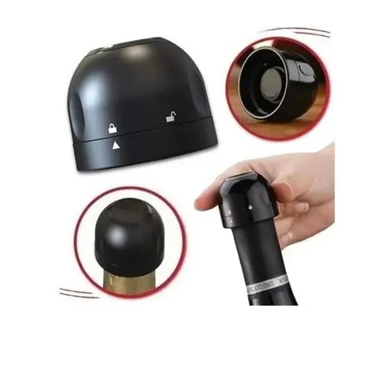 Tampa Rolha De Vinho Champagne Bebidas Pressão Garrafa Vedada Anti Vazamento NS-3409