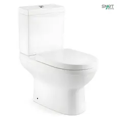 Vaso Sanitário com Caixa Acoplada Smart Fit Dual Flush Branco em Cerâmica