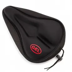 Capa de Banco Selim em Gel para Bicicleta  Almofada Conforto com Forro Antiderrapante Ajustável