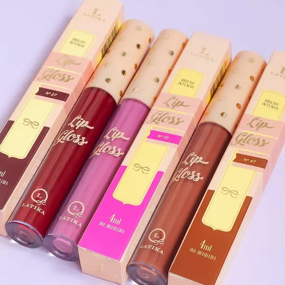 Batom Lip Gloss - Latika (ESCOLHA SUA COR)