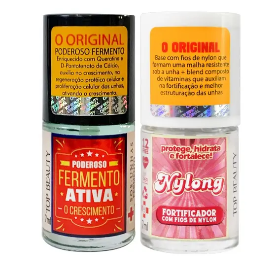 Kit Base Nylong + Base Fermento - Top Beauty
