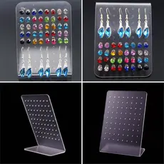 Suporte Organizador para Brincos Acrílico- Porta Jóias Piercing