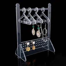 Organizador para Brincos com 6 Cabides Arara Miniatura Suporte