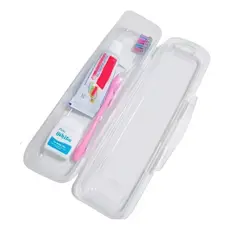 Estojo Porta Escova de Dente Creme Dental de Plástico - Talheres Canetas Lápis Multifuncional