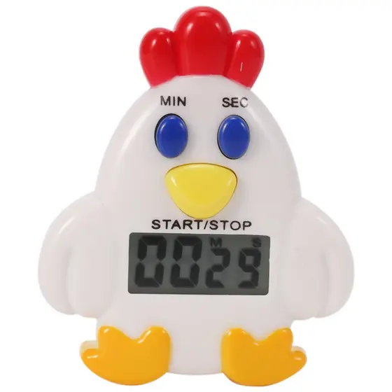 Timer Digital de Cozinha Galinha Cron么metro Temporizador