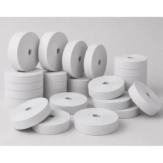 Elástico Para Embutir Faixa elástica 25m Branco Poliéster Alta Elasticidade Costura e Confecção