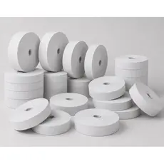 Elástico Para Embutir Faixa elástica 25m Branco Poliéster Alta Elasticidade Costura e Confecção