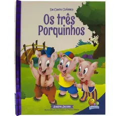 Livro Capa Dura Os Três Porquinhos Conto Clássico