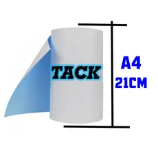 Bobina Rolo Papel TACK Sublimático Azul Havir 90g A4 (21cm X 100 metros) PAPEL DO TIPO TACK para sublimação