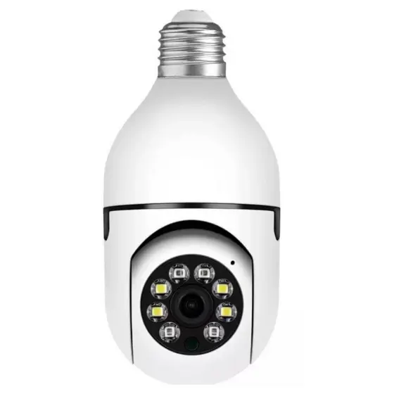 Câmera Bulbo Home Panorama Wifi Ip Security Câmera APP yoosee