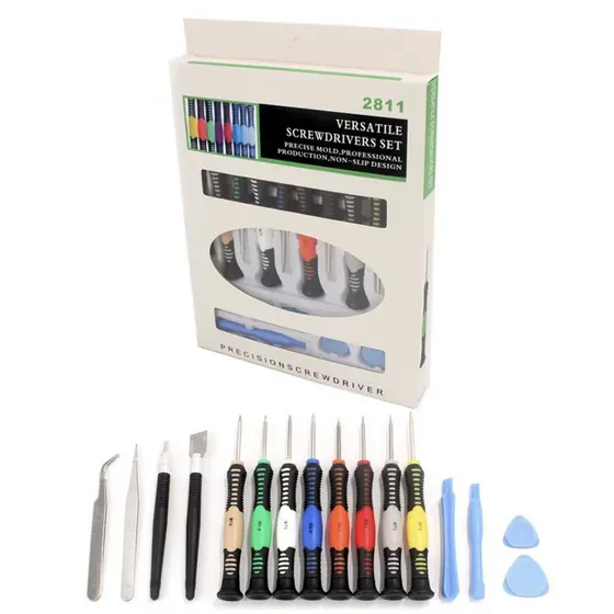 Kit Chaves Ferramenta 16 Peças Abrir Celular iPhone Android