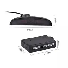 Sensor Estacionamento Carro 4 Sensores Display Kp-S100