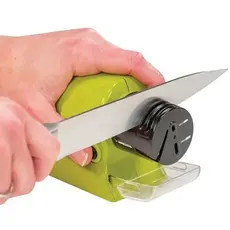 Amolador Portátil Elétrico Afiador Tesoura Faca Ferramentas Prático modelo CF05