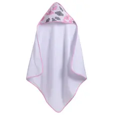 TOALHA DE BANHO BABY FELPUDA CAPUZ ESTAMPADO FORRADO ATOALHADO