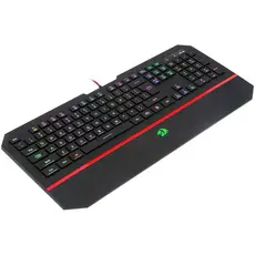 Teclado Gamer Membrana Redragon Karura 2 RGB ABNT2 Preto - K502RGB, UNICO