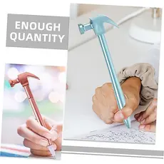 12pçs Canetas De Tinta Gel Em Formato De Martelo , Design Exclusivo , De Escrita Suave , Sinal Doméstico Para Presente
