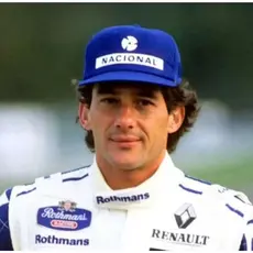 boné nacional original azul Royal Ayrton Senna oficial aba curvada premium formula 1