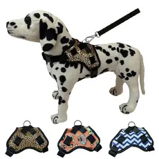 Coleira Peitoral ajustável Para Pet tipo Colete com Guia cachorro gato porte pequeno pet coleira para cachorro pequeno confortavel