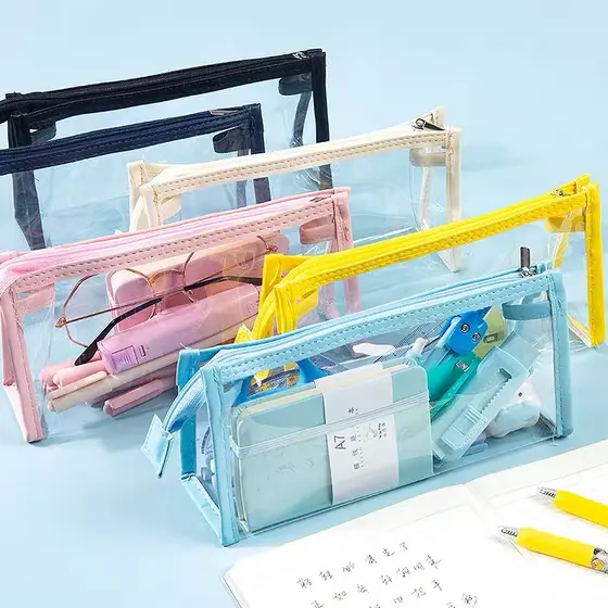 Kit 36 peças/Necessaire Estojo Organizador Transparente Para Viagem