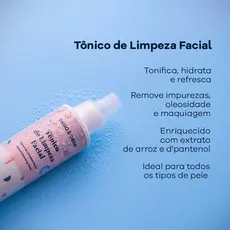Loção Tônica De Limpeza Facial Suave Della E Delle 120ml
