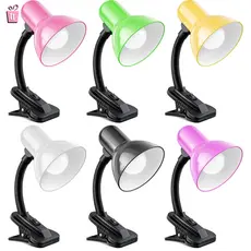 Luminaria De Mesa Com Garra Presilha Bivolt Para Leitura Estante Quarto Maquiagem Manicure Self Cozinha