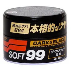 Cera Dark Black Soft99 300gr Carros Escuros Pretos Grafite Cinza Azul Verde Vermelho