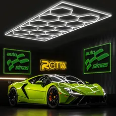 Luminária Led Colmeia 14 Células 110/220v Bivolt Rotta