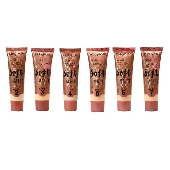 Base Líquida Soft Matte Bege Ruby Rose Hb-8050