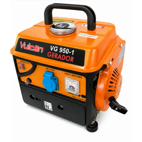 Gerador Portátil Vulcan Vg950-1 Monofásico 950w 110v