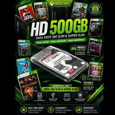 HD 500 GB externo Para Xbox 360 RGH / Exploit