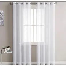cortina luxo voil  lisa para quarto e sala
